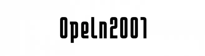 Opeln2001  Descarca Fonturi Gratis