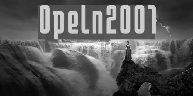 Opeln2001 Font examples