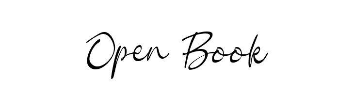 Open Book  font caratteri gratis