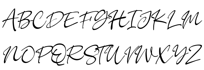 Open Book Font UPPERCASE