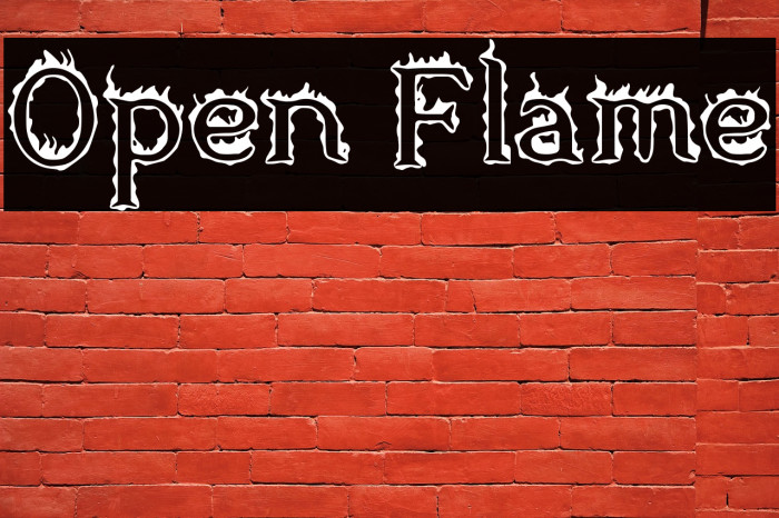 Open Flame Example 1