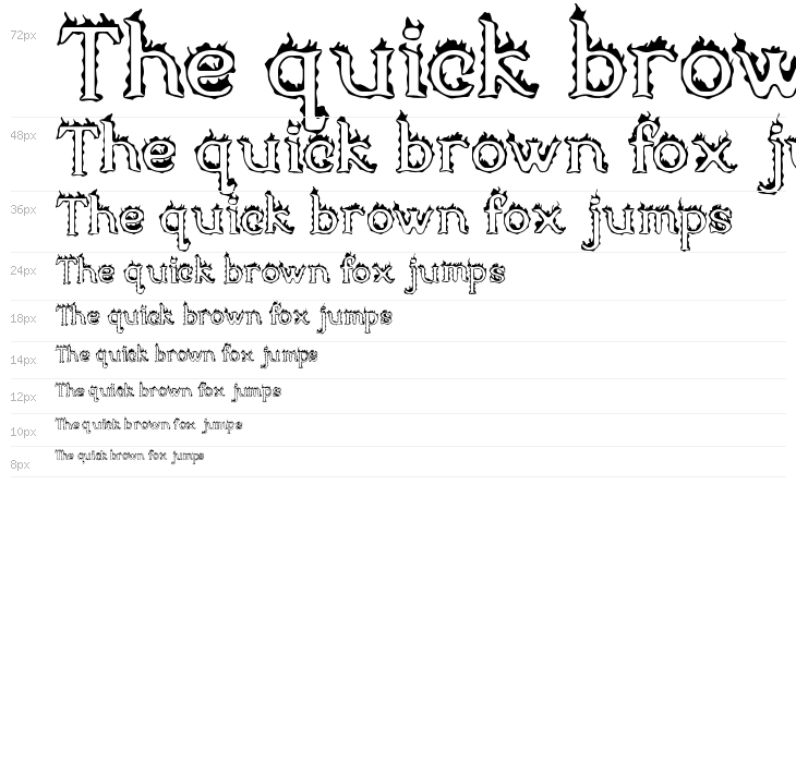 Open Flame Waterfall