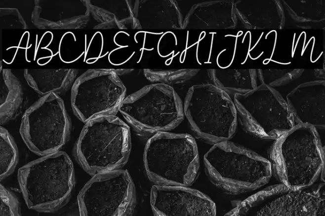 Open Heart Font examples