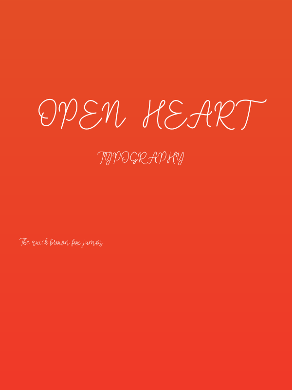 Open  Heart Poster