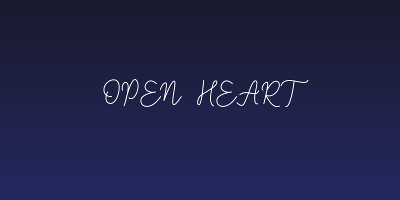 Open  Heart Social Header