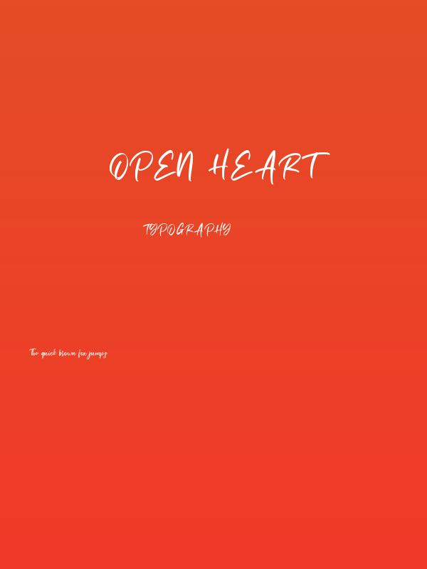 Open Heart Poster