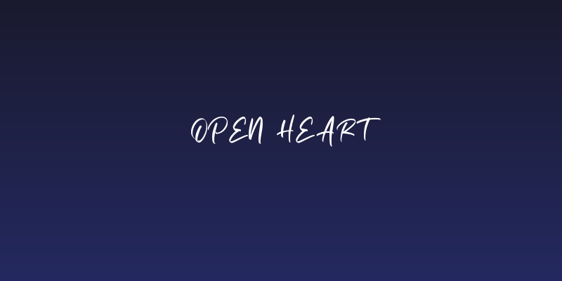 Open Heart Social Header
