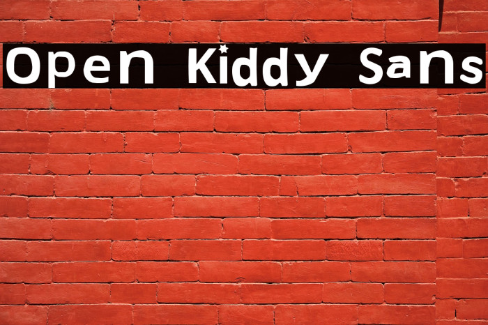 Open Kiddy Sans Example 2