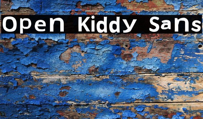 Open Kiddy Sans Example 3