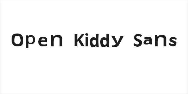 Open Kiddy Sans Logo