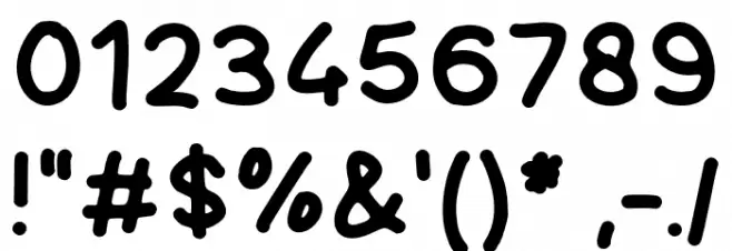 Open Market Font OTHER CHARS