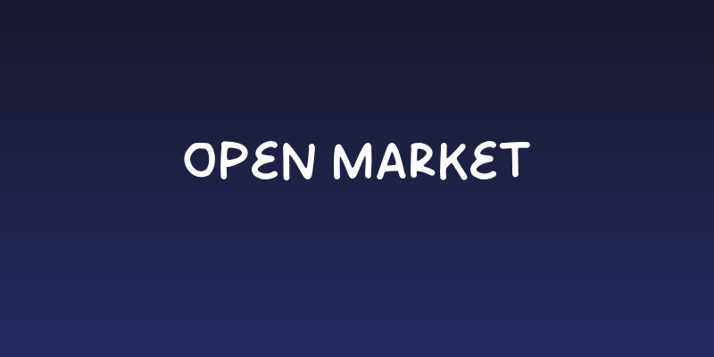 Open Market Social Header