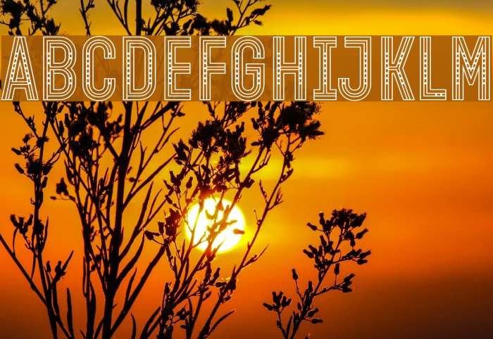 Open Minded Inside Font examples