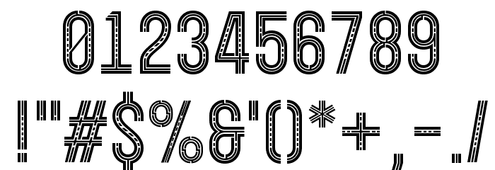 Open Minded Font OTHER CHARS