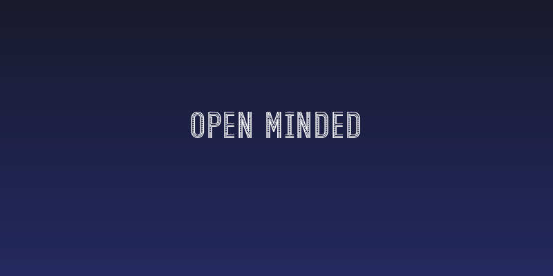 Open Minded Social Header