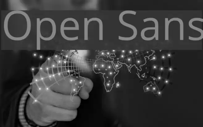 Open Sans Font examples