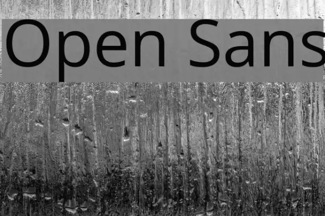 Open Sans Font examples