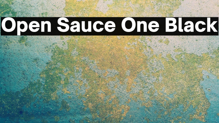 Open Sauce One Black Example 1