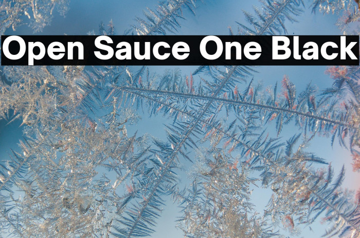 Open Sauce One Black Example 3