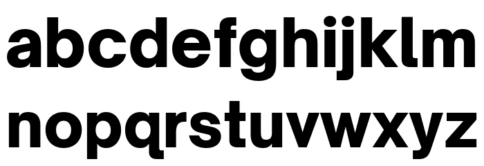 Open Sauce One Black Font LOWERCASE