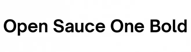 Open Sauce One Bold  baixar fontes gratis