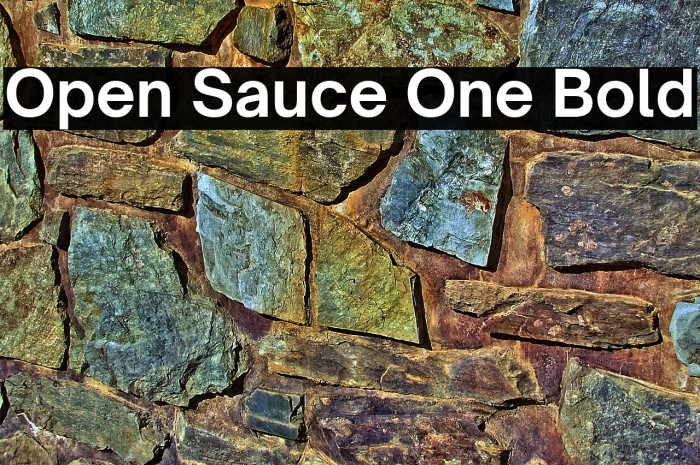 Open Sauce One Bold Example 2