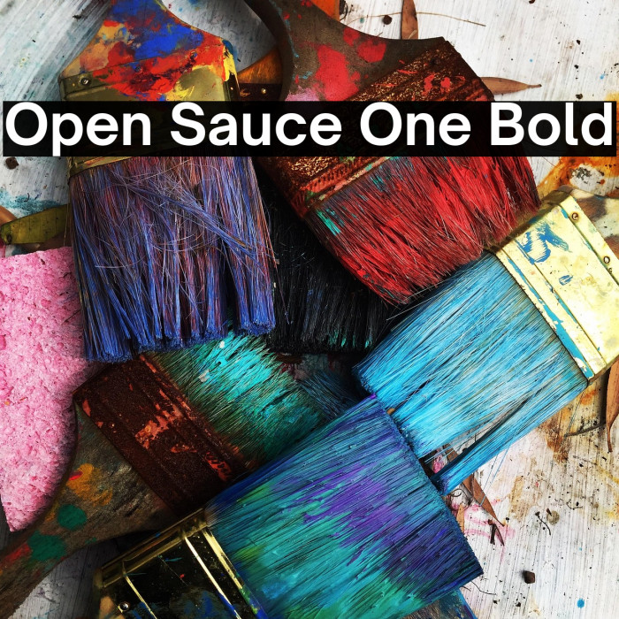 Open Sauce One Bold Example 3