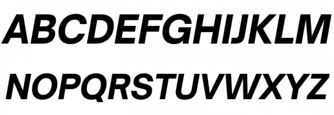 Open Sauce One ExtraBold Italic Polices MAJUSCULES