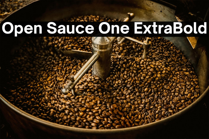 Open Sauce One ExtraBold Example 3