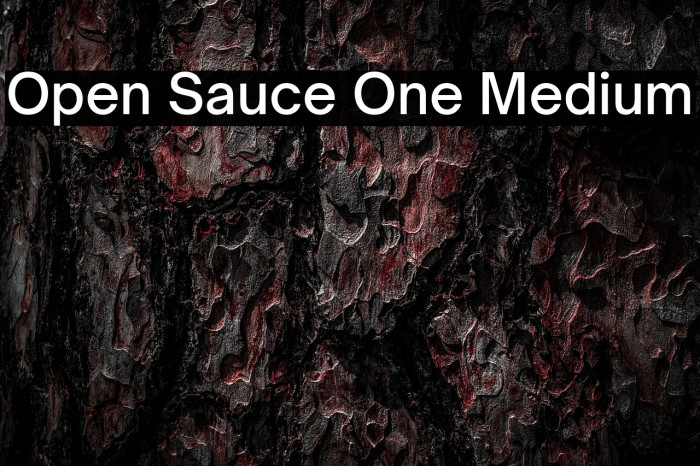 Open Sauce One Medium Example 2
