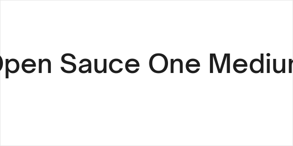 Open Sauce One Medium Logo