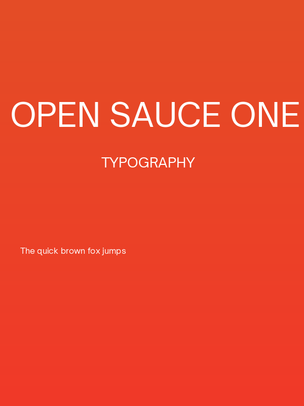 Open Sauce One Regular Poster