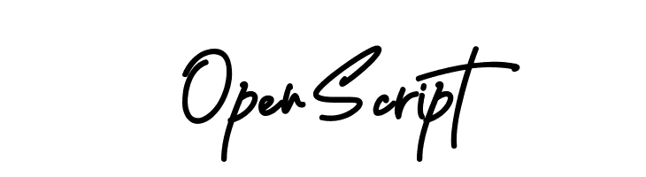 Open Script  baixar fontes gratis