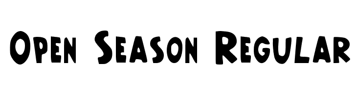 Open Season Regular  नि: शुल्क फ़ॉन्ट्स डाउनलोड