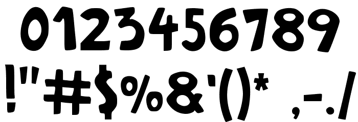 Open Season Regular Font OTHER CHARS