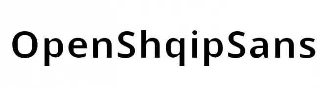 Open Shqip Sans  Fuentes Gratis Descargar