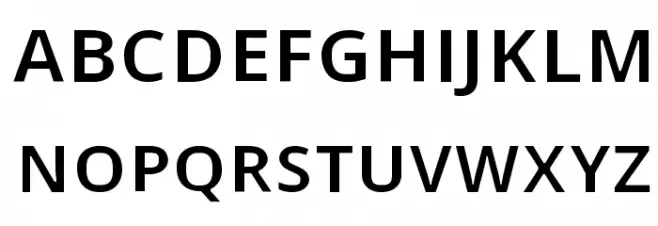 Open Shqip Sans Schriftart Groß