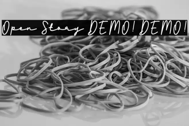 Open Story DEMO! DEMO! Font examples