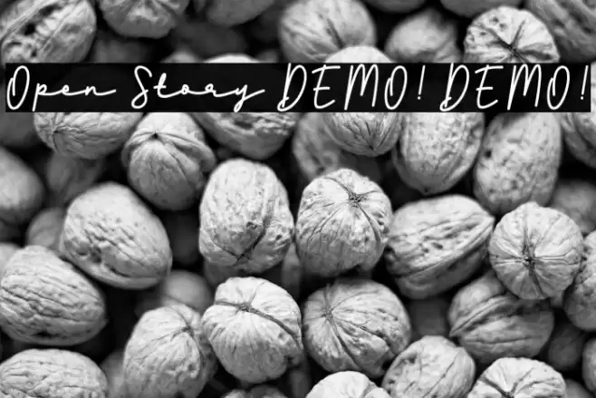 Open Story DEMO! DEMO! Font examples