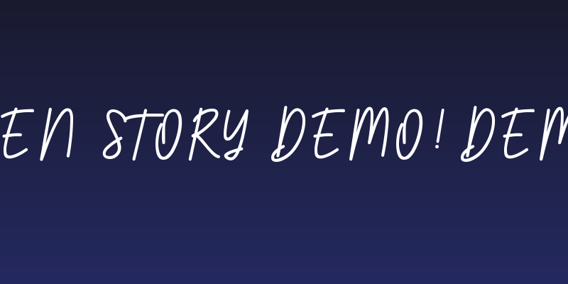 Open Story DEMO! DEMO! Social Header