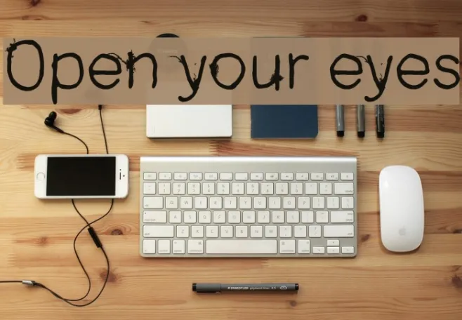 Open your eyes Example 1