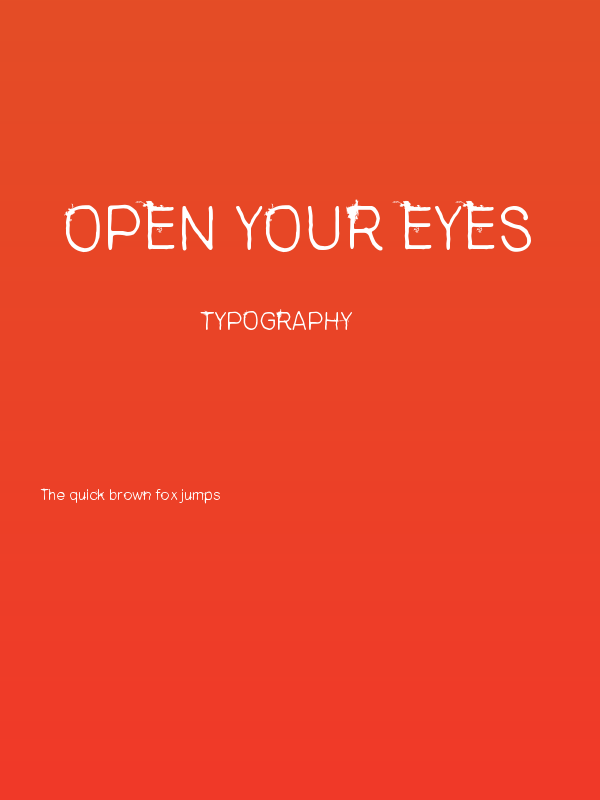 Open your eyes Poster