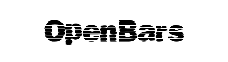 OpenBars  Frei Schriftart Herunterladen