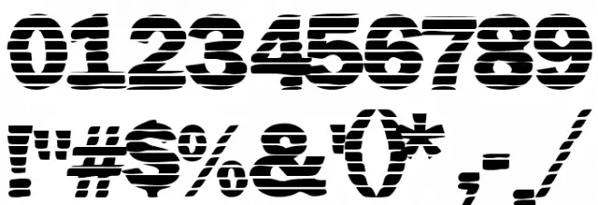 OpenBars Font OTHER CHARS