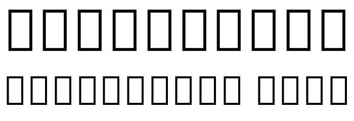 OpenBaybayin Font OTHER CHARS