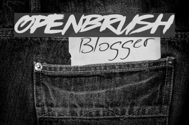 OpenBrush Font examples