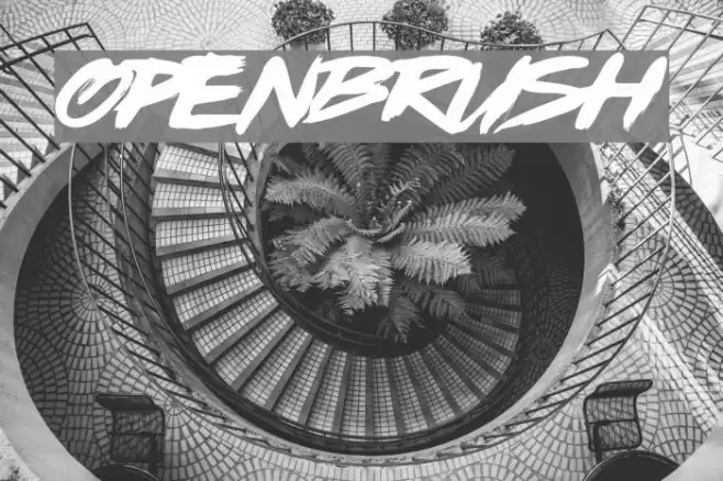 OpenBrush Font examples