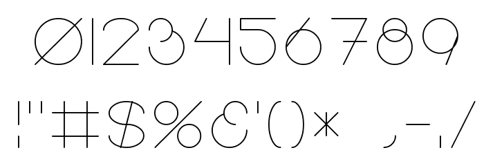 OpenDoc Rocks Font OTHER CHARS