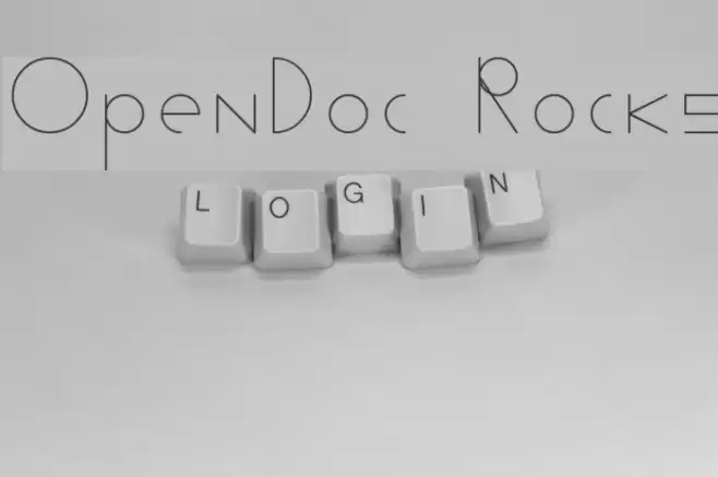 OpenDoc Rocks Font examples