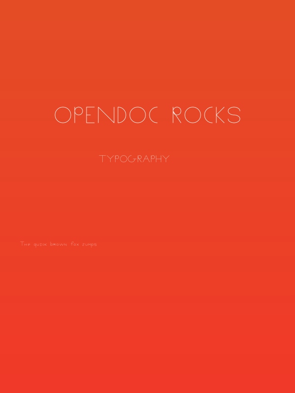 OpenDoc Rocks Poster